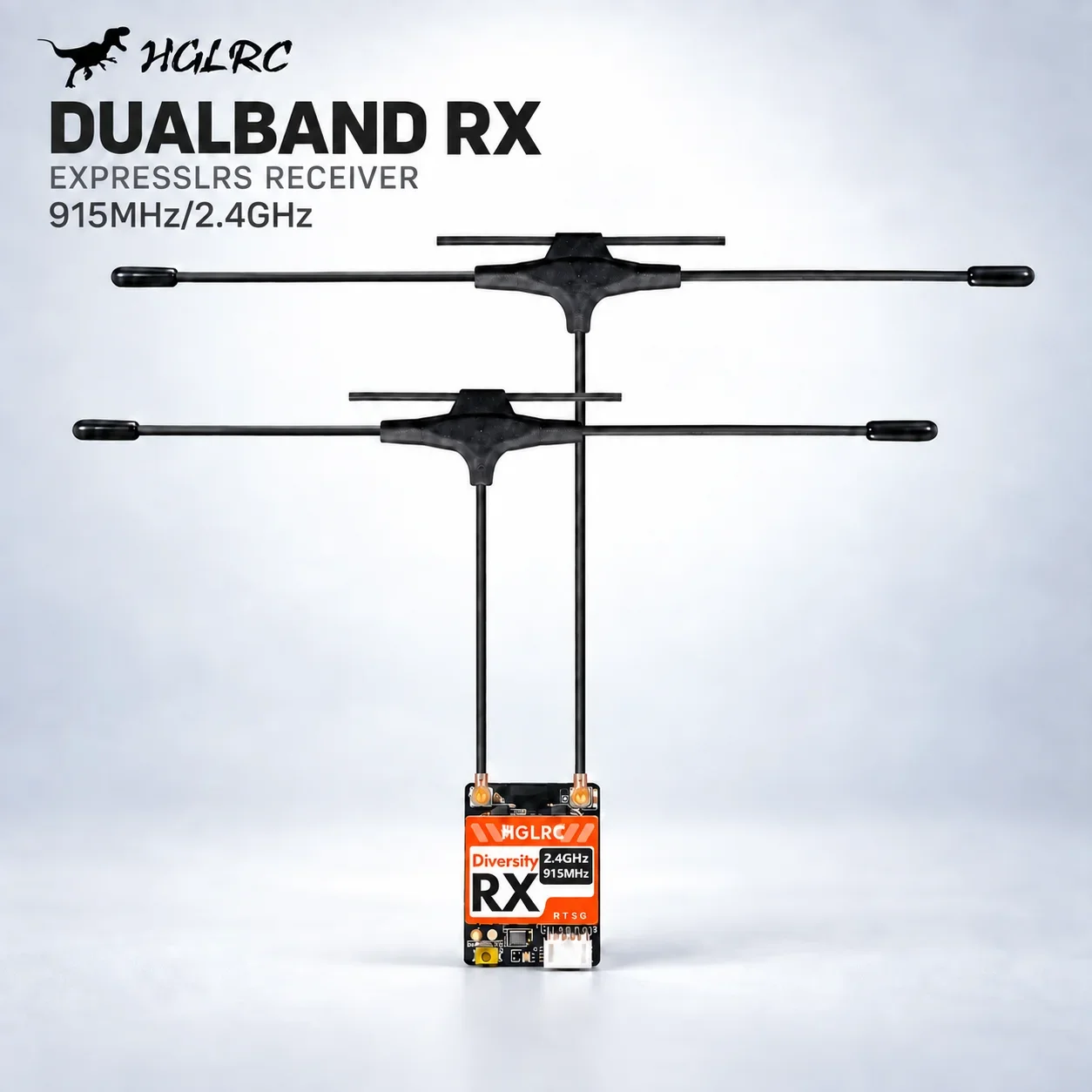 Antenna 2.4Ghz - Receptor HGLRC de Doble Banda RX