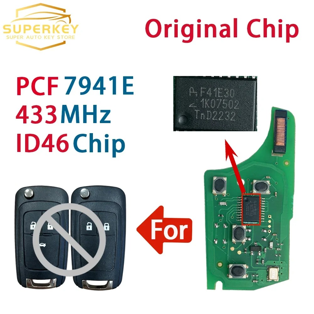 Proto Board - SUPERKEY PCF7941E 433MHz Placa de Circuito