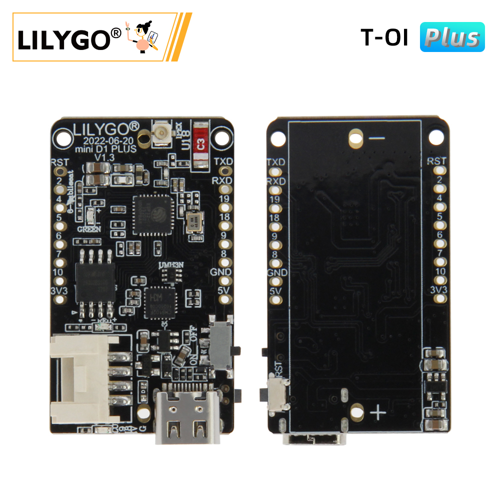 Esp32 Battery Holder Lipo - LILYGO® TTGO T-OI Plus ESP32-C3 -módulo