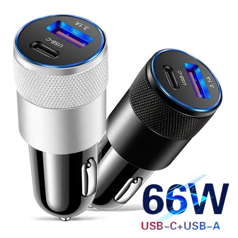 Usb C Cable - Cargador de coche USB de 66