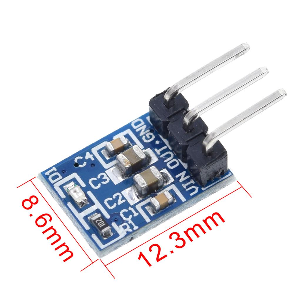 Ams1117 Module - 1/5/10PCS Módulo reductor de potencia DC-DC