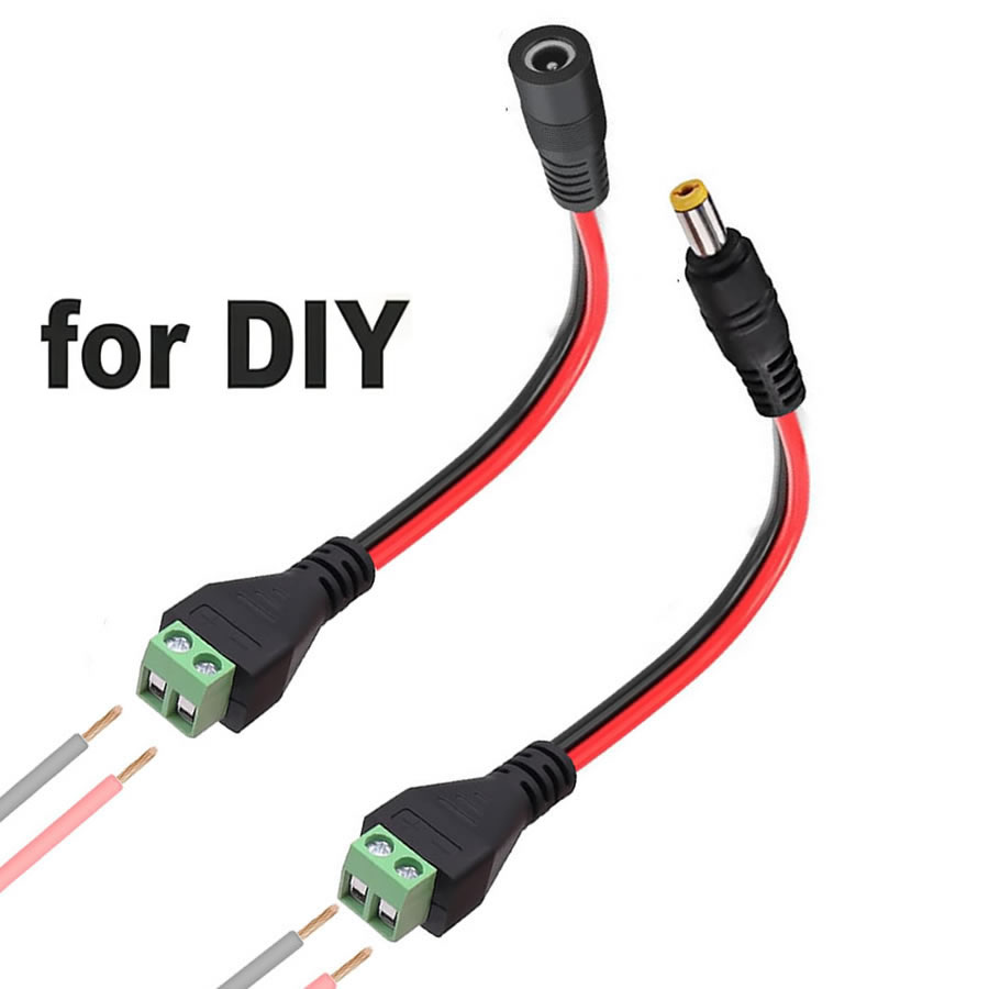Screw Terminal Block - Cable de Extensión de Alimentación con