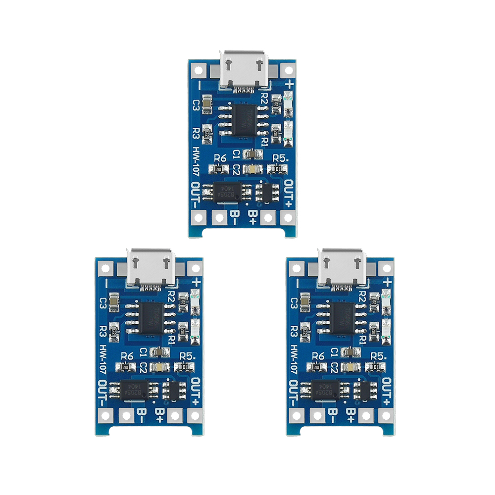 5 unidades de 5V 1A Micro USB  - Tp4056 Module reseña y precio