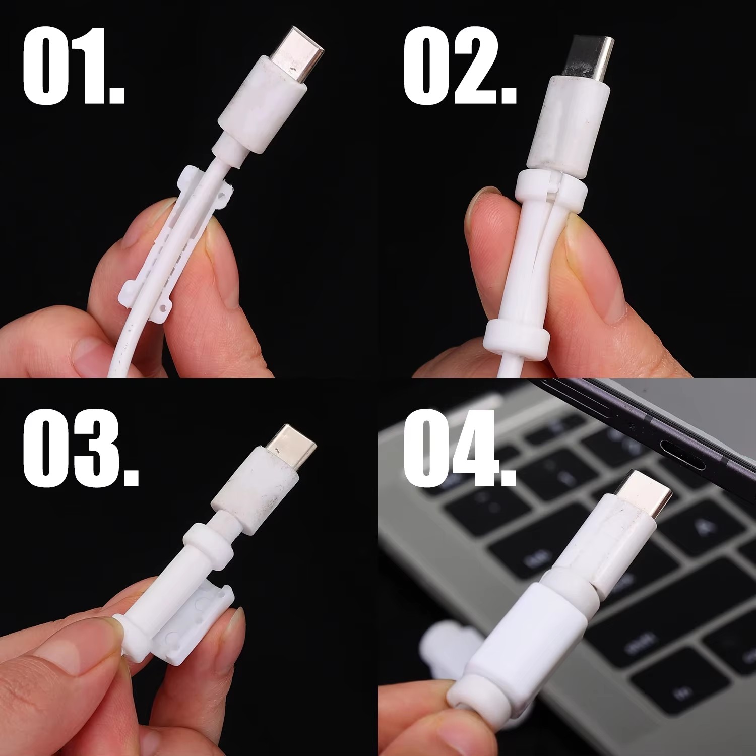 Protector de cable antirotura, - Micro Usb Cable reseña y precio