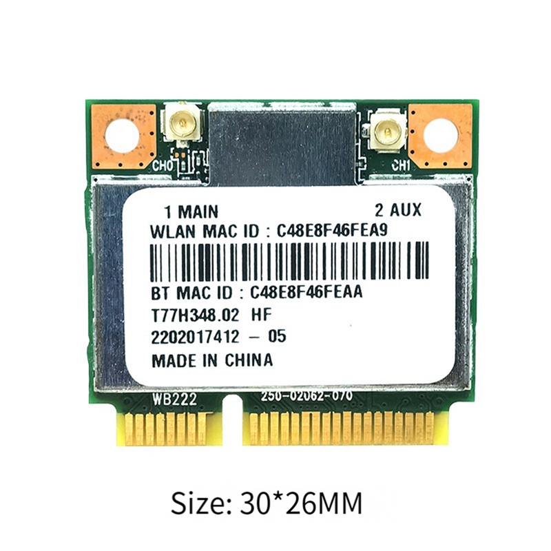 Tarjeta WiFi AR5B22 AR9462 + a - Antenna 2.4Ghz reseña y precio