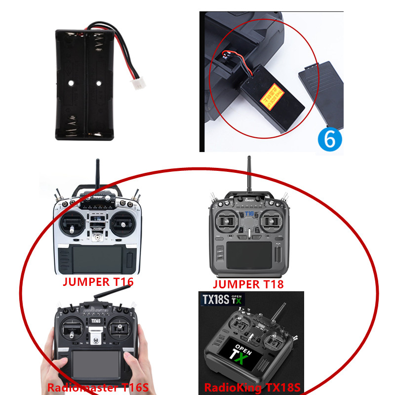 Compartimento de batería 18650 - Antenna 2.4Ghz reseña y precio