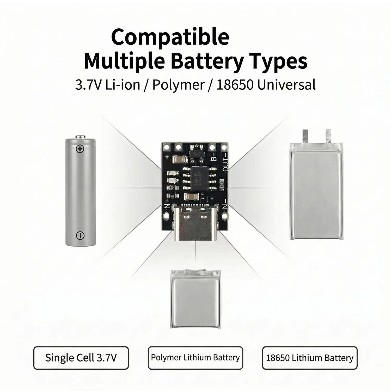 1/10/20PCS Placa de carga de b - Li Ion Charger Module reseña y precio