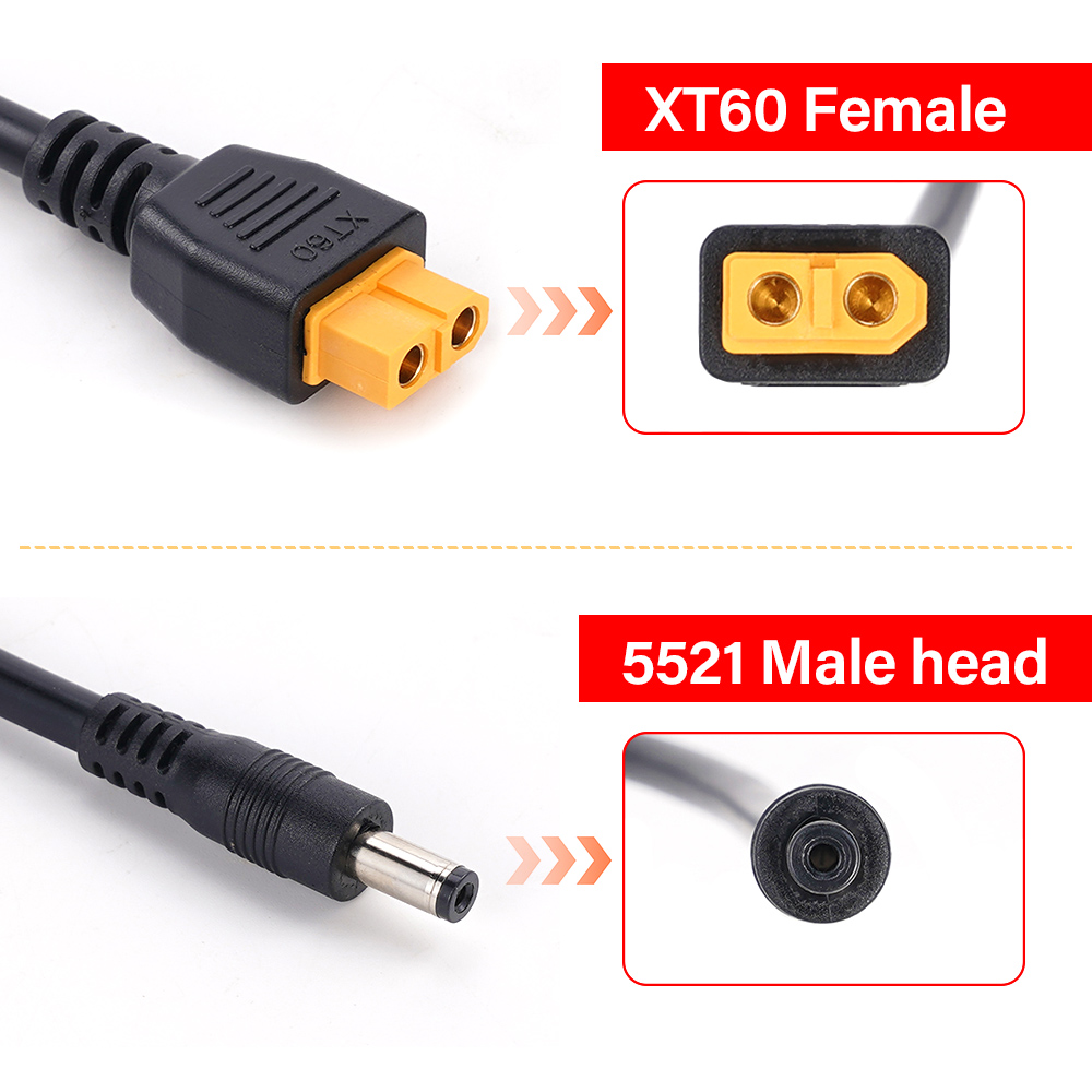 Conector hembra XT60 a adaptad - Ipex Connector reseña y precio