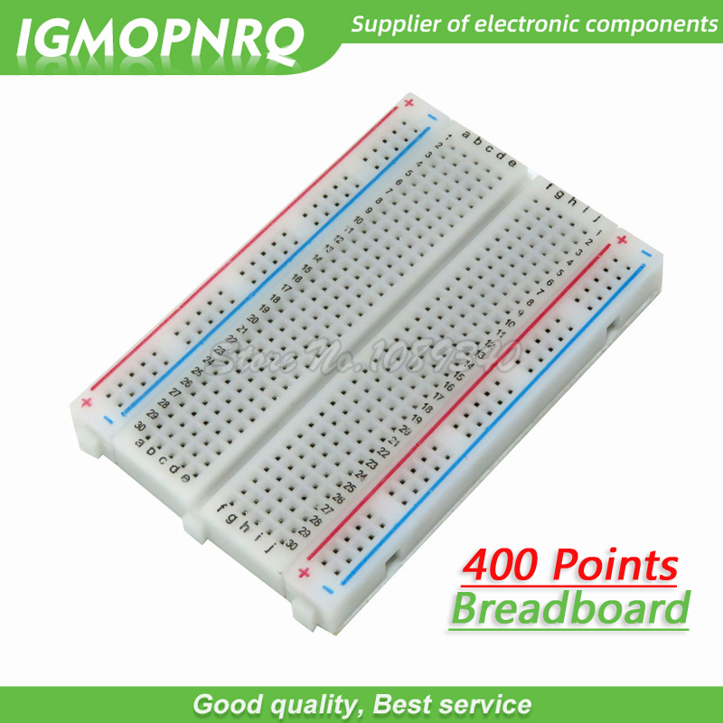 Placa de pan sin soldadura, 10 - Breadboard 400 Point reseña y precio